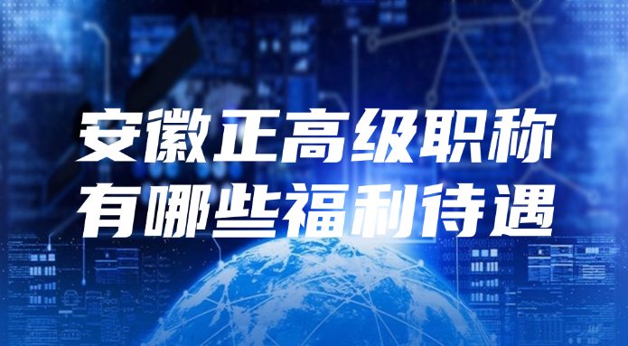 安徽正高级职称有哪些福利待遇?